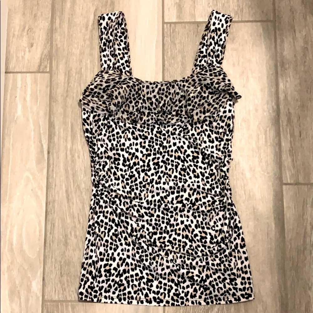 WHBM leopard camisole